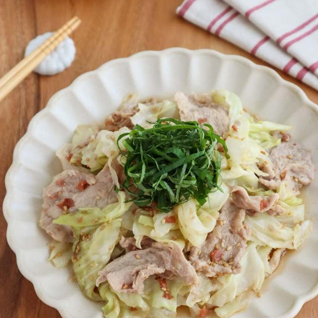 ＊【クックパッドニュース掲載】中華風♡生姜香る♫豚肉と白菜のレンジ蒸し＊