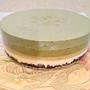 抹茶のグラデ*レアチーズケーキ♡(=^・^=)♪