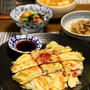 たこと冬野菜のもっちりチヂミ と 自家製切り干し大根で煮物。