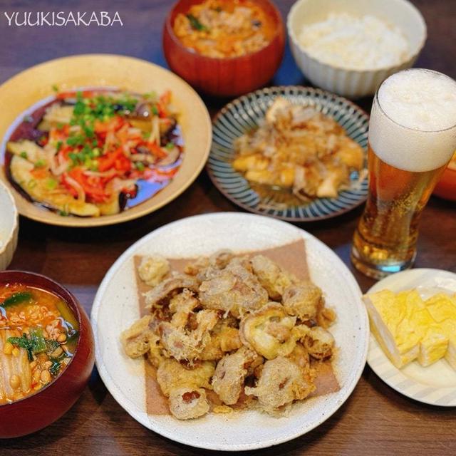 食べ応え抜群♪暑い中、揚げた甲斐があるおいしさ！サクサク後の、つるつる食感がたまらない逸品！