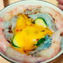 しらす＆甘エビ丼を作ったよ