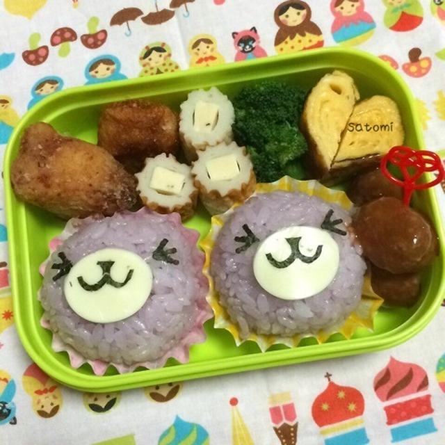 2015/02/12　幼稚園弁当☆　母　迷走中…(´ε｀；) キャラ弁