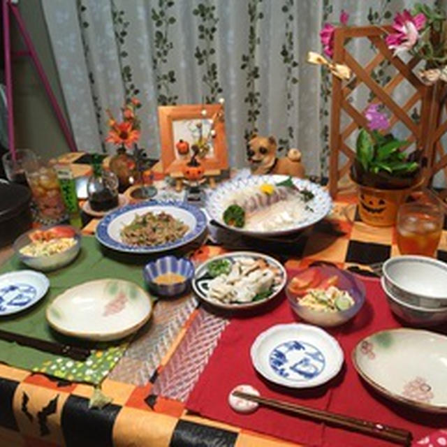 すずき刺身&ハモ酢味噌&中華風炒め