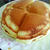 りんご風味ホットケーキ