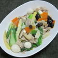 豚肉とチンゲン菜他の中華風炒めもの