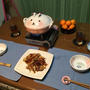 とん平焼きもどき&安納芋入り雑炊