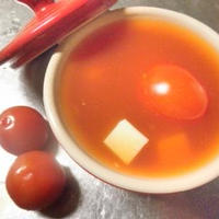 トマトと豆乳スープ
