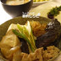 豚こまと茄子のすき焼き風煮