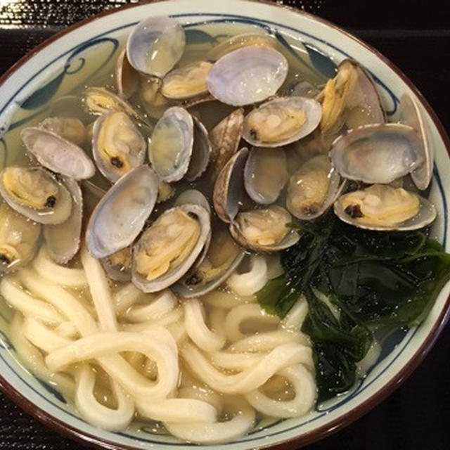 3/8～あさりうどん★丸亀製麵★