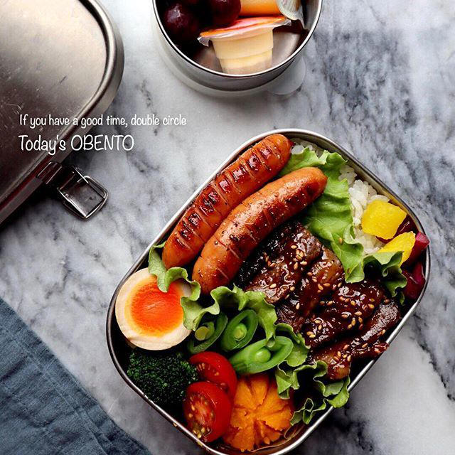 焼肉のっけ弁当♡【#お弁当#のっけ弁】