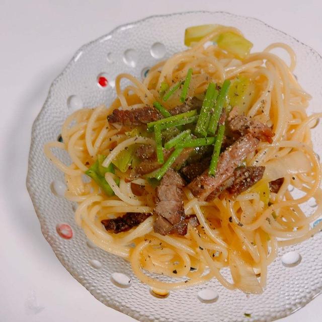 【307日目】焼肉の残りのお肉どうする？〜パスタ編〜