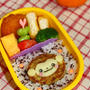 キャラ弁**おさるさんハンバーグ