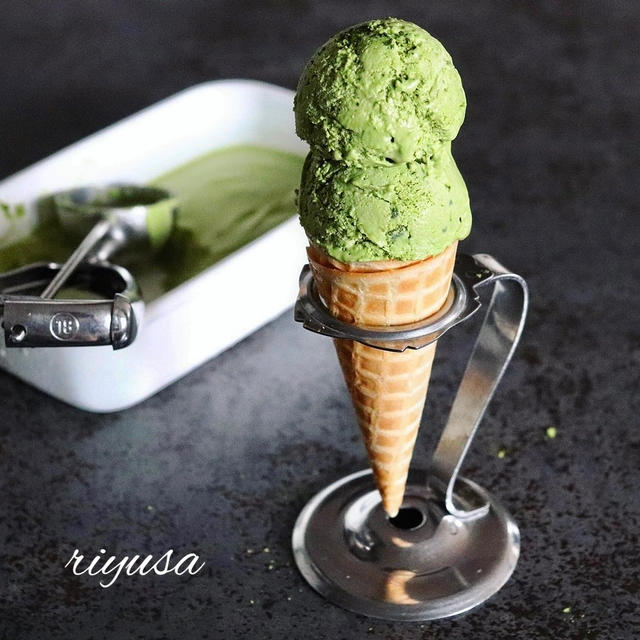【材料4つ】大人贅沢な濃厚抹茶のアイスクリーム