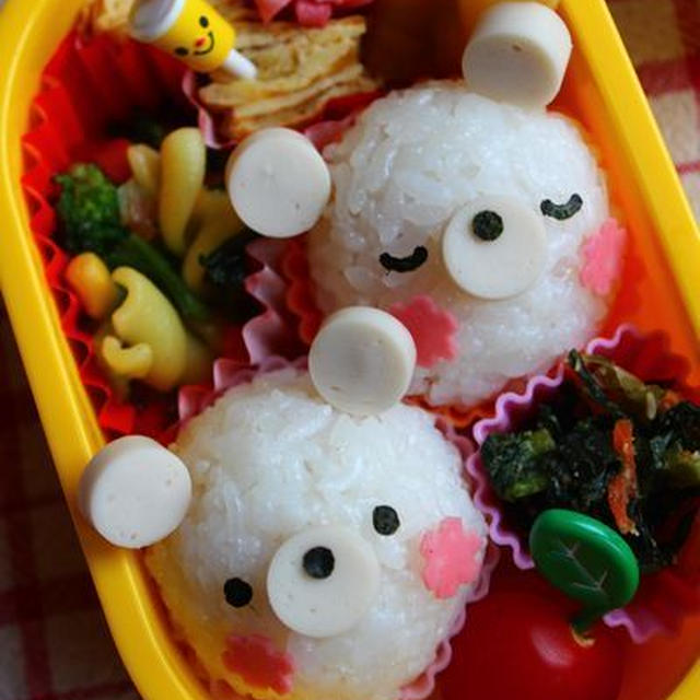 キャラ弁**シロクマちゃん