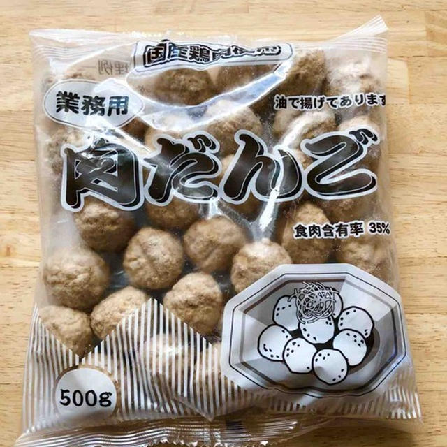 業務スーパーの冷凍肉団子を使ってみました