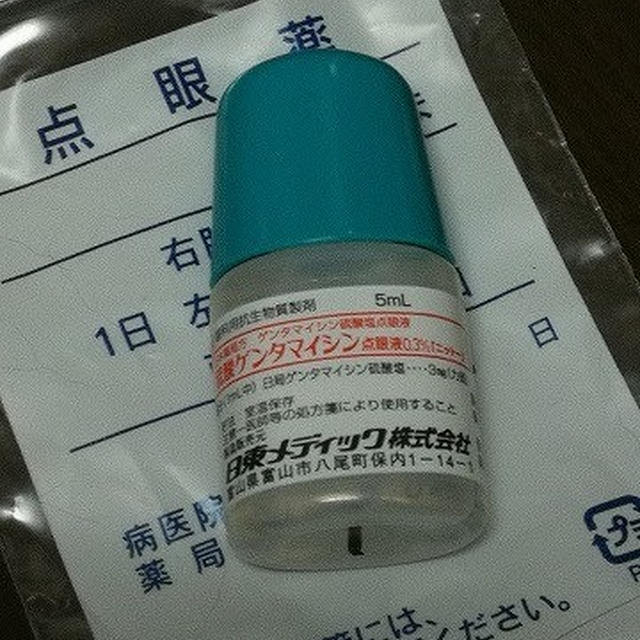【小梅・さくら・桃之介通信】2時間おきに点眼する目薬