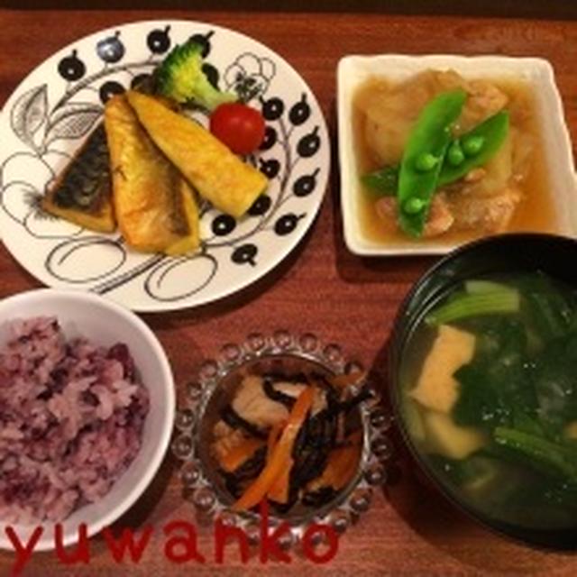 インフル？！鯖のカレー焼き。