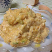 とろりとタルタルソース風♪　完熟ゴーヤのチーズサラダ