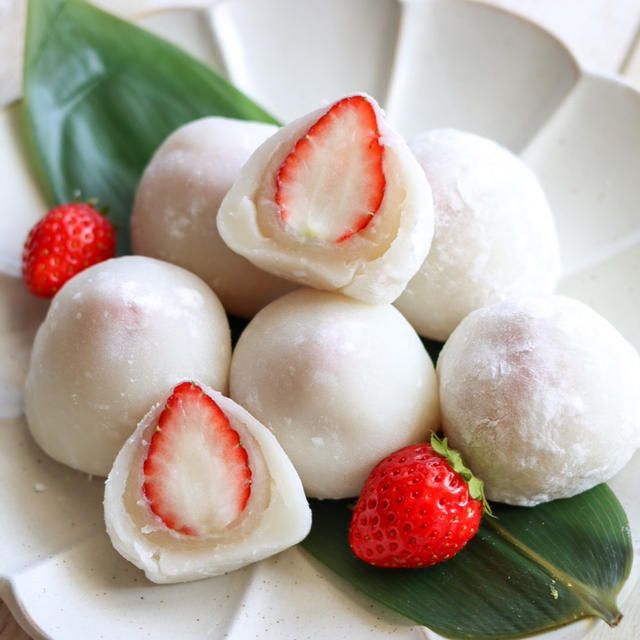 いちご 春といえば コロンと可愛いいちご大福 By Mugi Mamaさん レシピブログ 料理ブログのレシピ満載