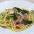 ベーコンとほうれん草の和風パスタ