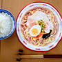 ふわふわ卵ラーメン  小ライス(明太子つき)