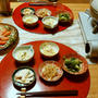 麻辣火鍋とガリトマトと小鉢で晩ごはん　おおよそダンナごはん