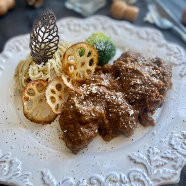 おうちレストラン！牛すね肉の赤ワイン煮