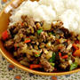 1人分128円調理時間10分ストックおかず♡アジアンそぼろごはん