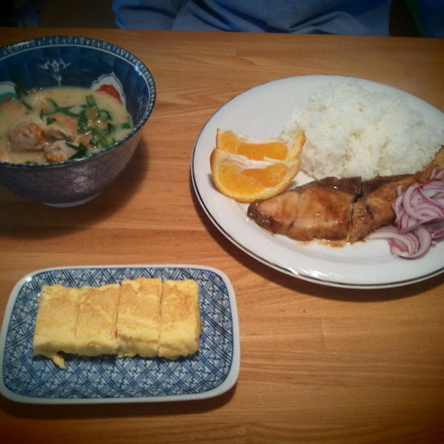 朝ごはん。