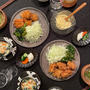 カキフライと和風グラタンの夜ごはんと、ニャンズ近況