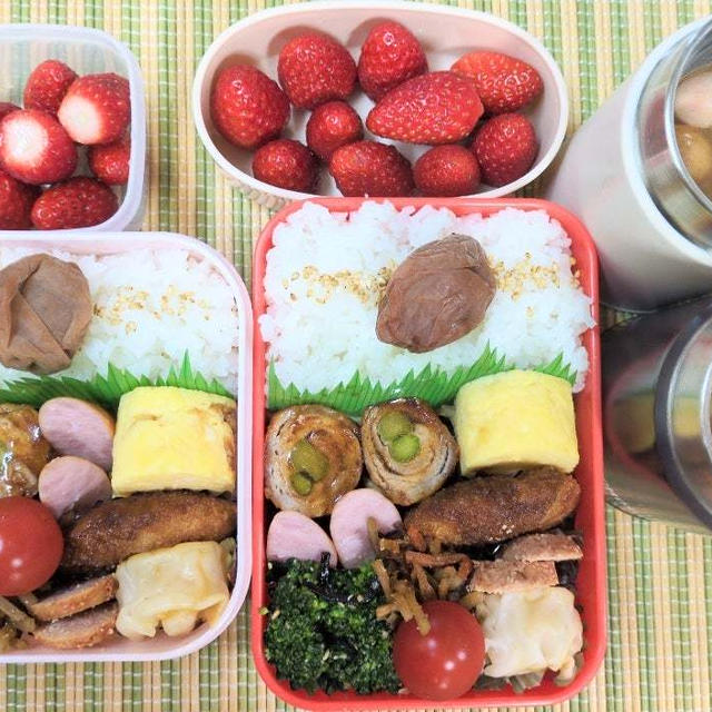 今日のW弁当