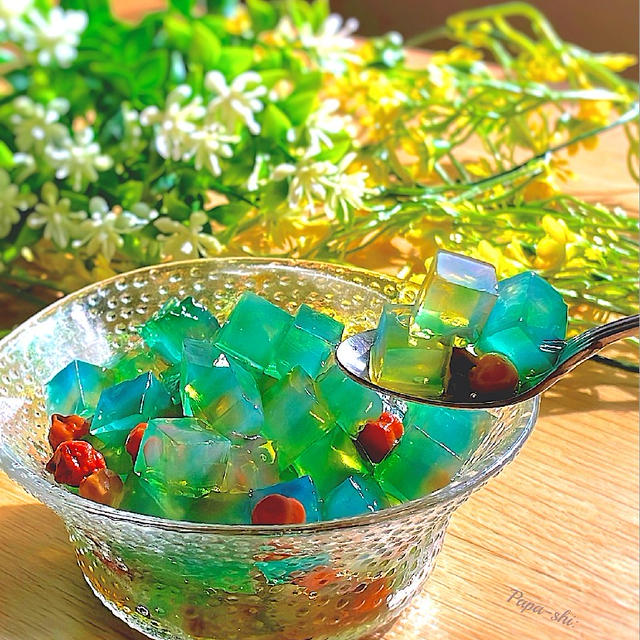 のどごしぷるるんレインボーデザート♪
