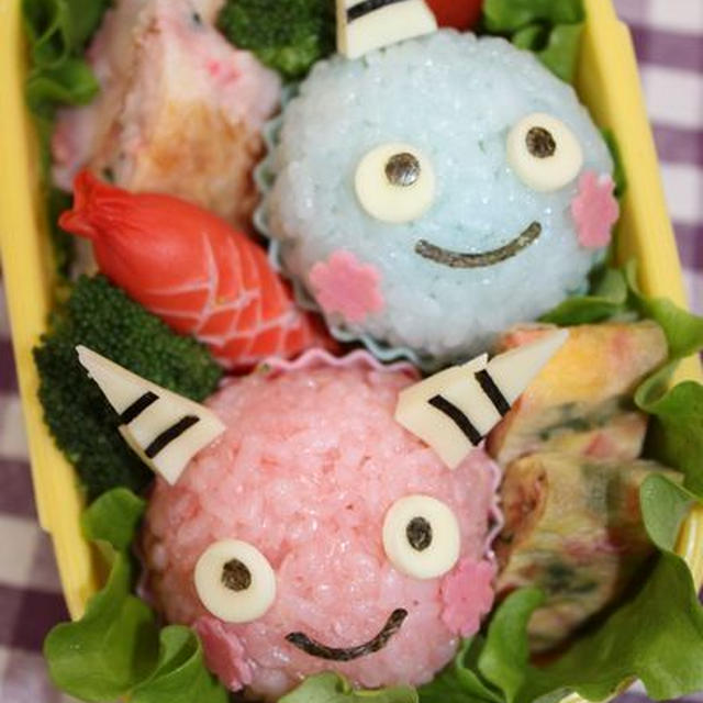 キャラ弁**節分オニさん’ｓ