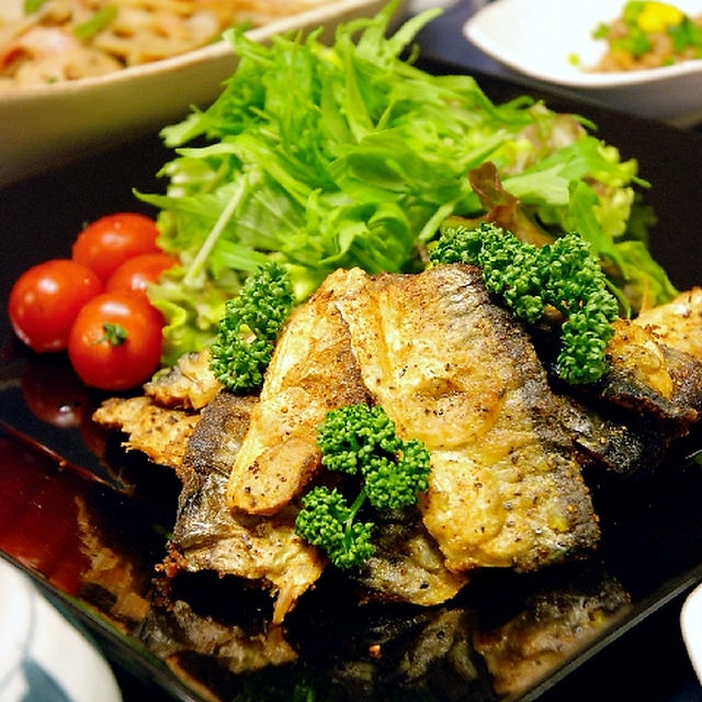 さんまのカレー粉揚げ