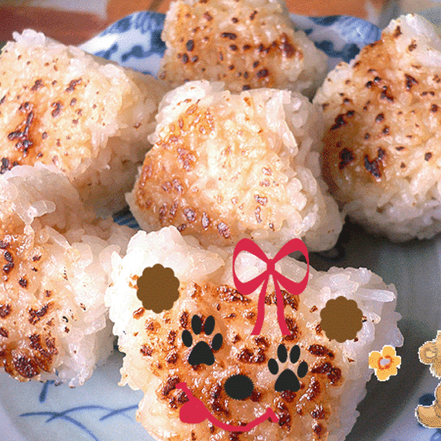 クマ の 焼きおにぎり ☆