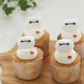 簡単かわいい♡ベイマックスのカップケーキ＊レシピ