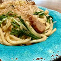 雨の日はポン酢でさっぱり焼きうどん！