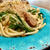 雨の日はポン酢でさっぱり焼きうどん！