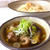 ゴマ香る♪茄子と豚肉のつけ麺 ツルツルっと素麺で