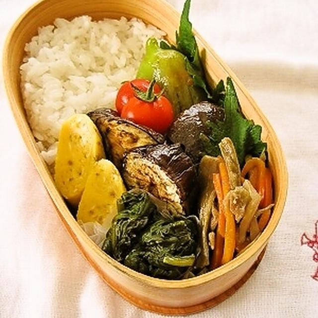 ピーマン＆椎茸の肉詰め弁当