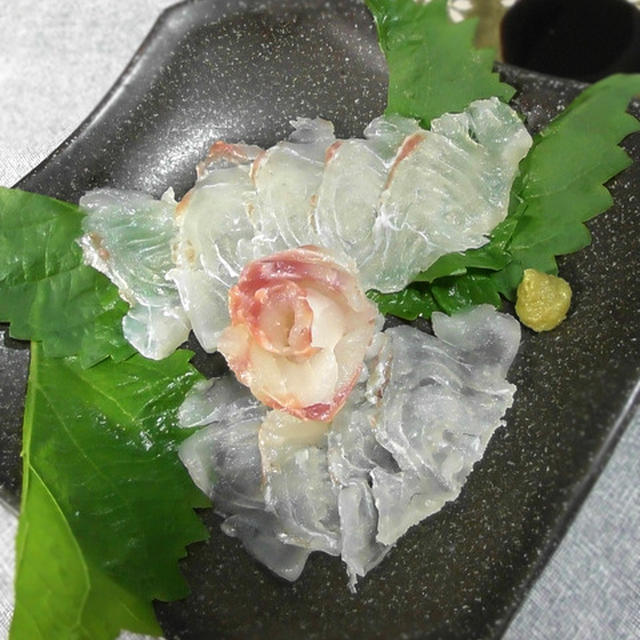大きな鯛を捌いてみました