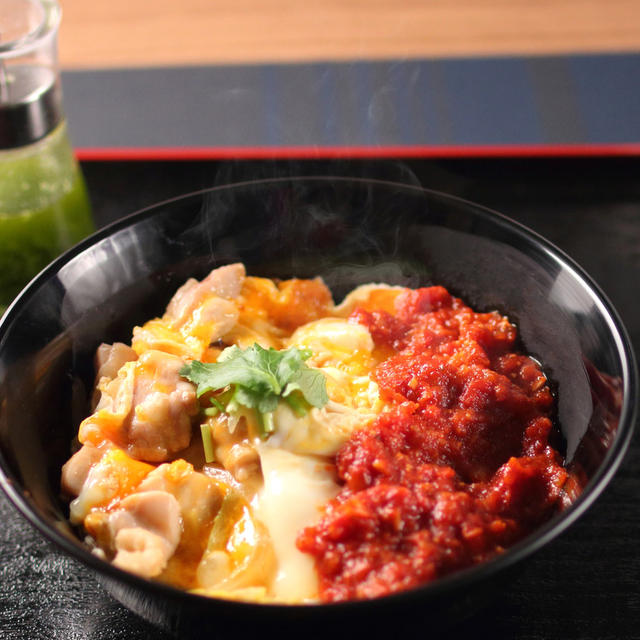 うまトマ親子丼♪　～なか卯の新メニュー～