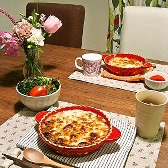 オトヨメさんの*長芋と海苔のミルフィーユグラタン