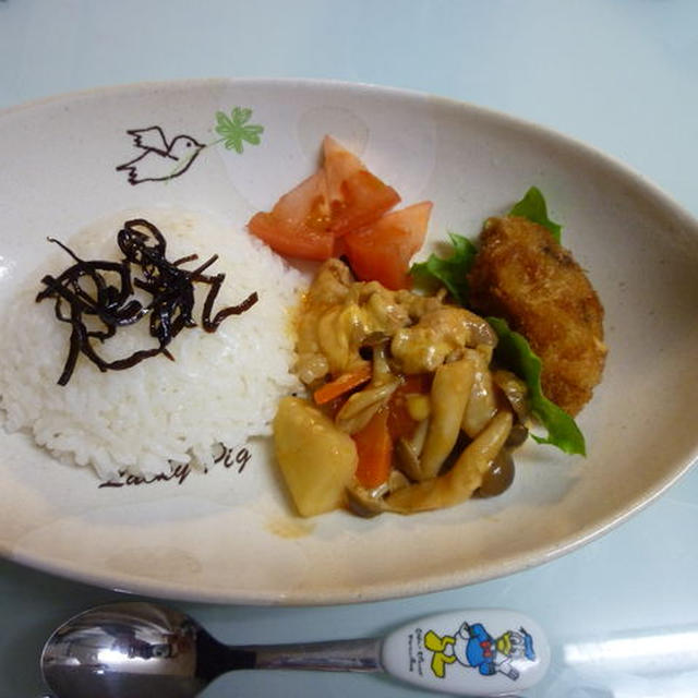 お子様ランチ、いろいろ。