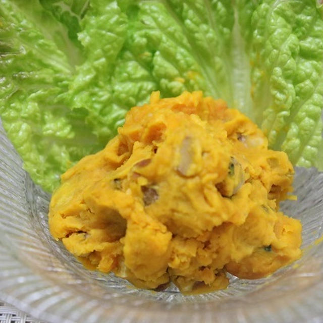 レシピ　かぼちゃのサラダ