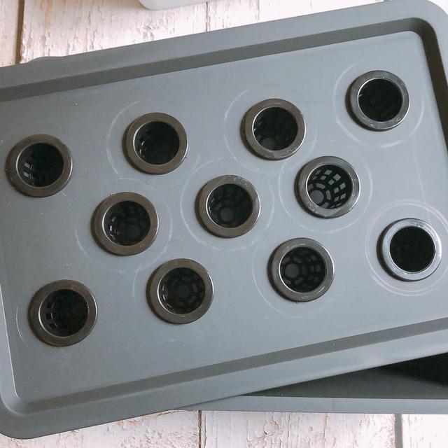 13.水耕栽培　迷走中　水耕栽培容器新たに作りました　ホールソー　穴あけ機　DAISO