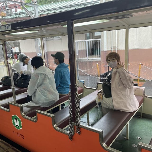 旧姓家族旅行⑤：豪雨の中をトロッコ電車に乗ったことはありますか編
