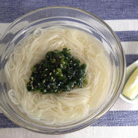 【だし×オイル】ニラのあったか素麺