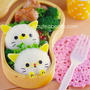 白ネコちゃんのキャラ弁