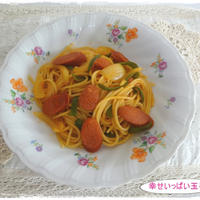★マ・マーで作る簡単ナポリタンのお昼ごはん★